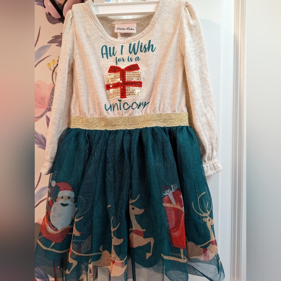 2T Little Lass Christmas Dress - Picture 1 of 5